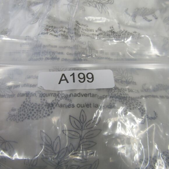 Jane And Delancey Top Large Cheetah Black White Button Shirt Soft Short Sleeve - Picture 10 of 10